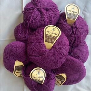 100% Baby Alpaca yarn